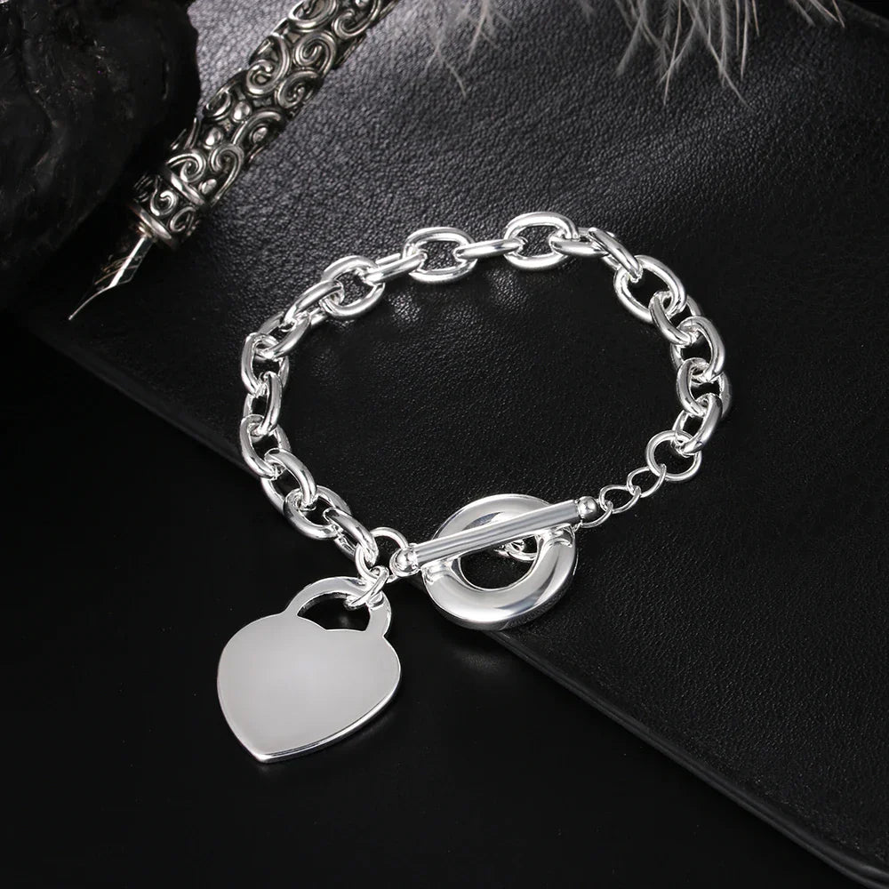 Bracelete Cordão Torcido em Prata 925