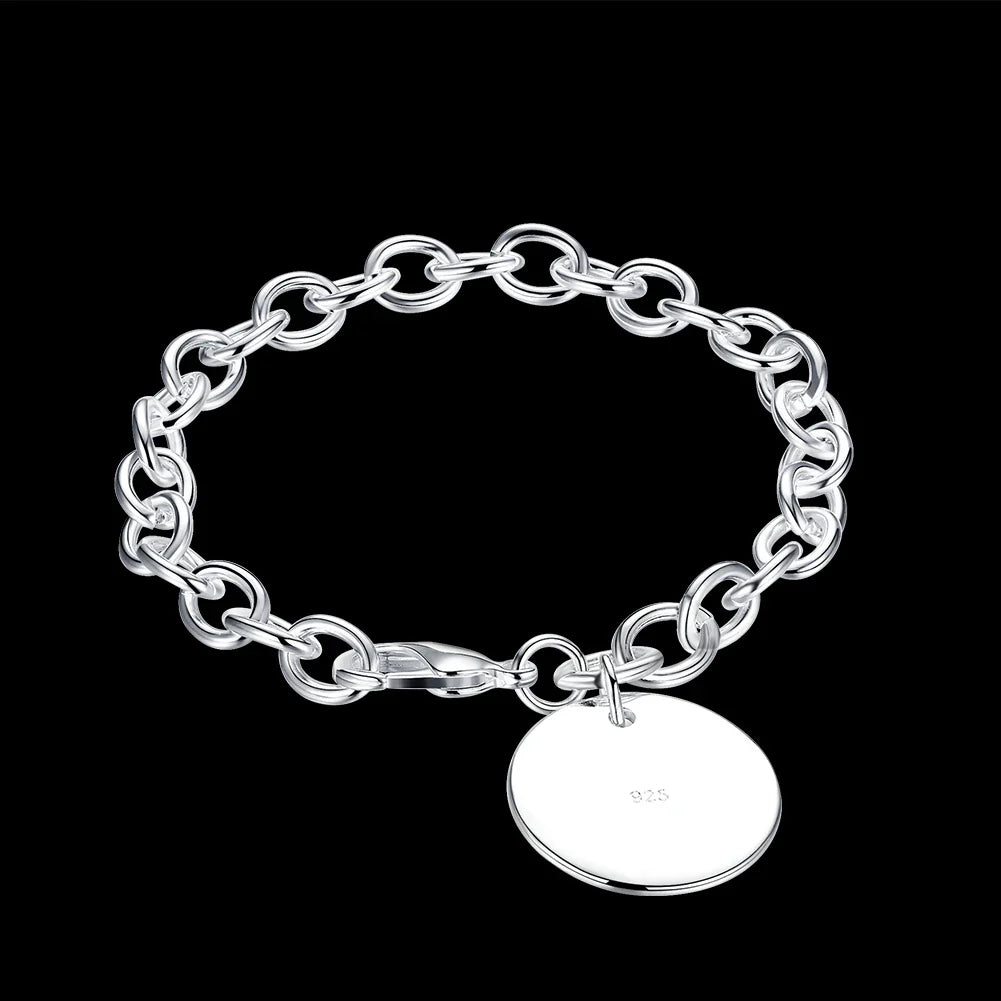 Bracelete Cordão Torcido em Prata 925