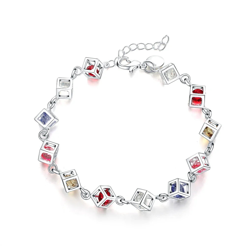 Bracelete Cordão Torcido em Prata 925