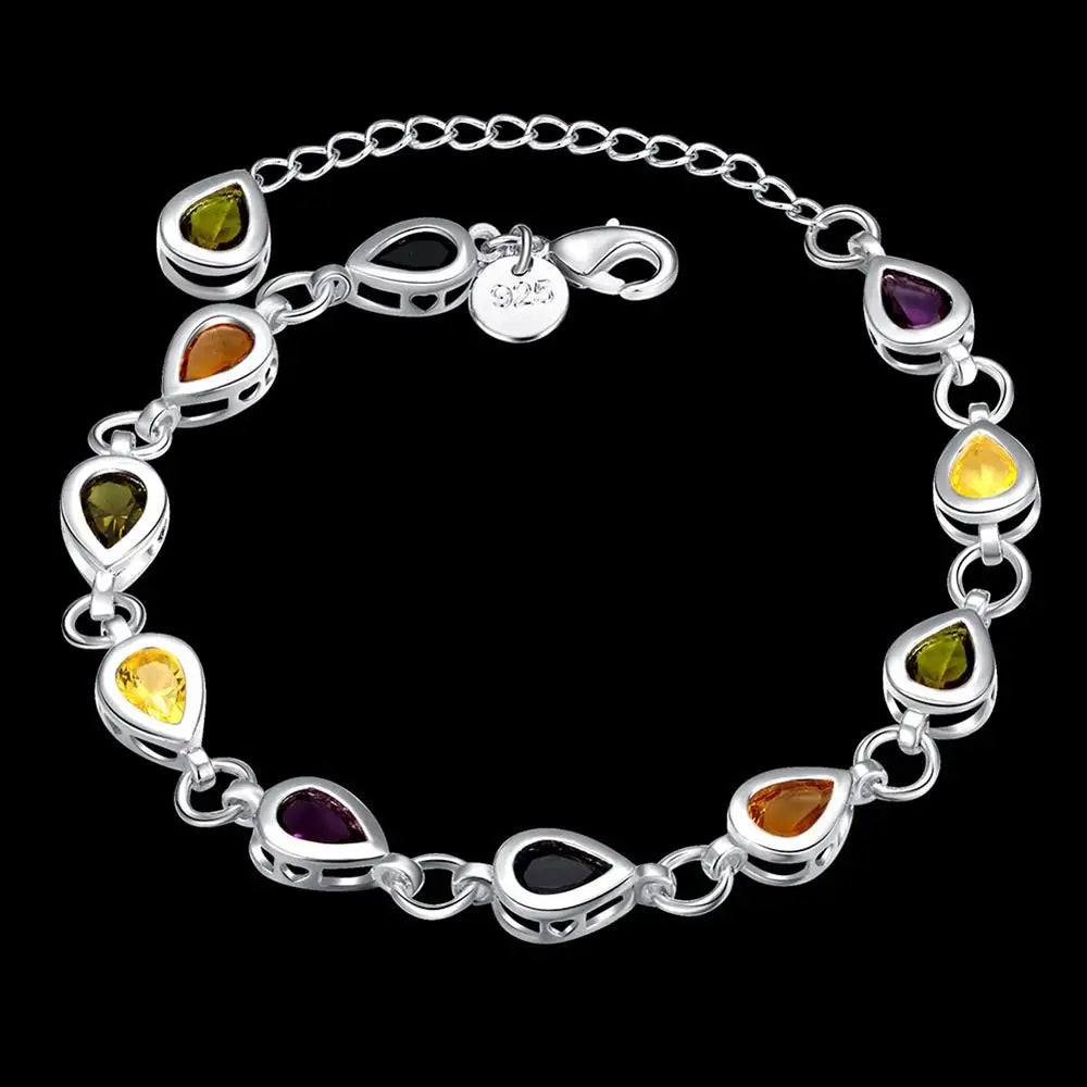 Bracelete Cordão Torcido em Prata 925