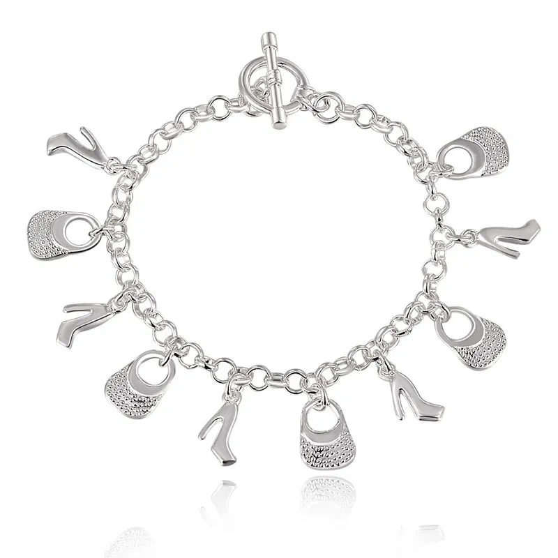 Bracelete Cordão Torcido em Prata 925