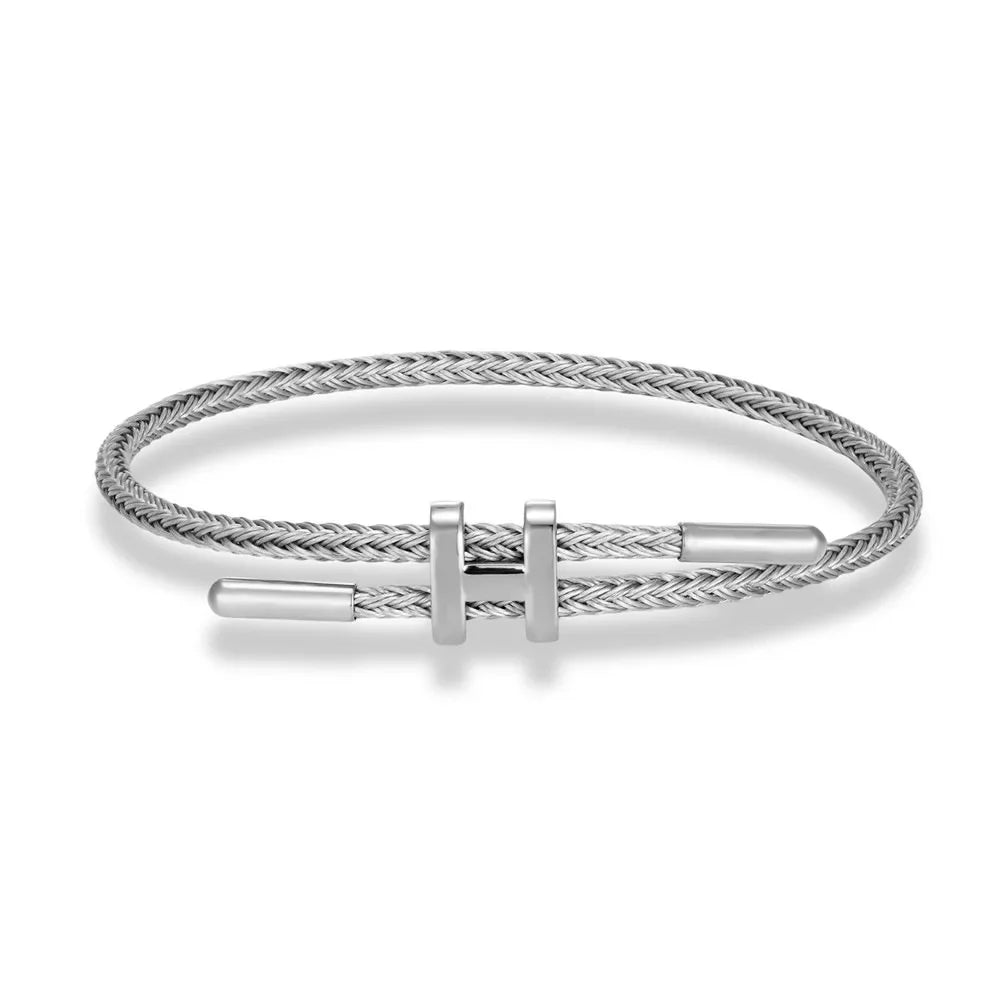 Bracelete de Cordão em H