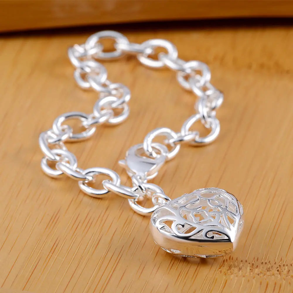 Bracelete Cordão Torcido em Prata 925