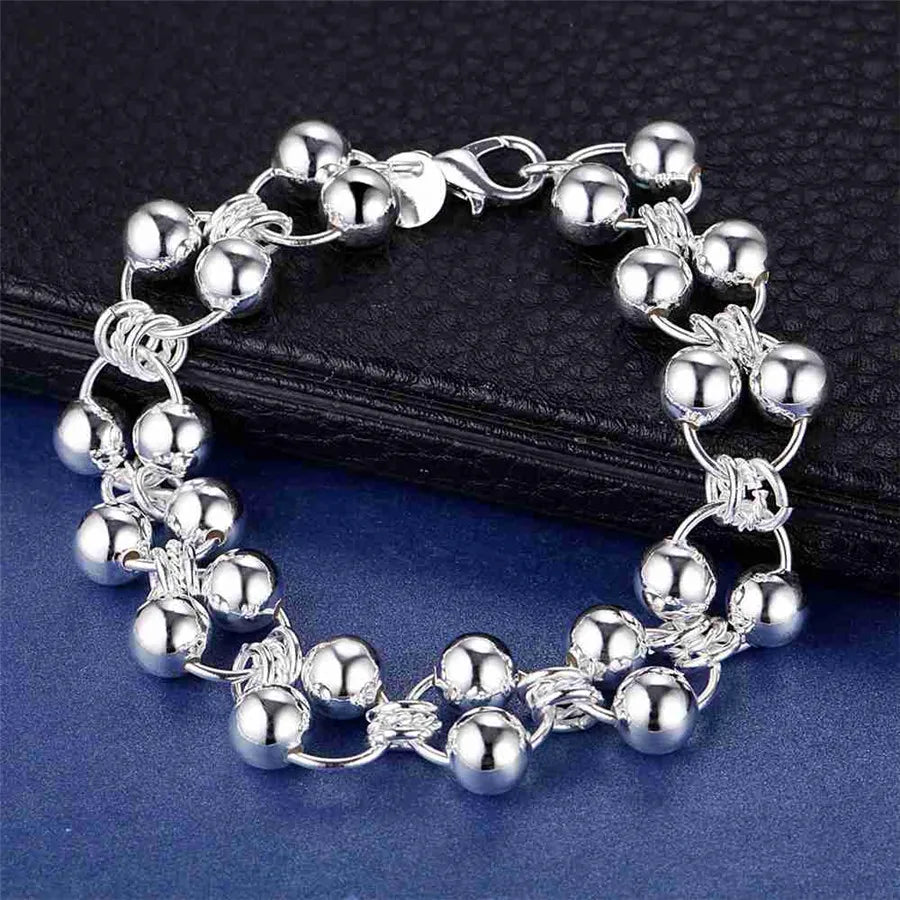 Bracelete Cordão Torcido em Prata 925