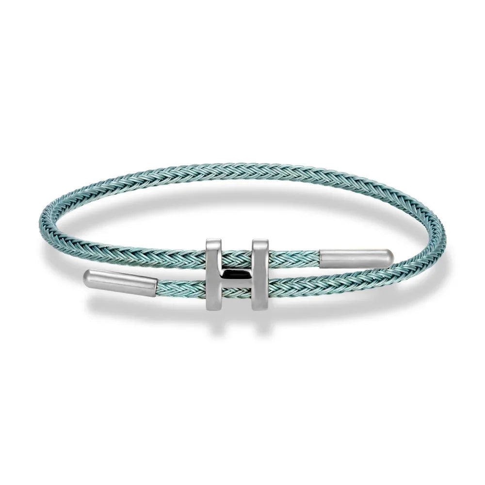 Bracelete de Cordão em H