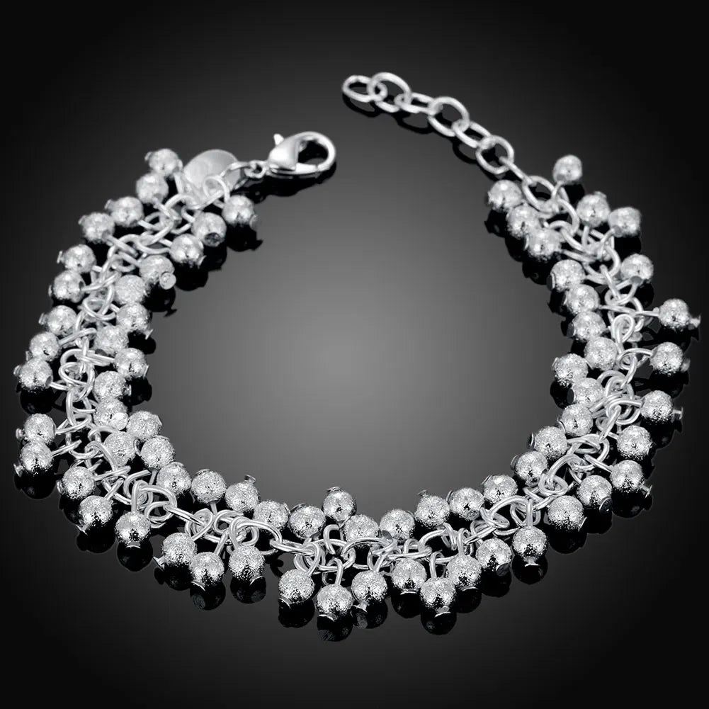 Bracelete Cordão Torcido em Prata 925
