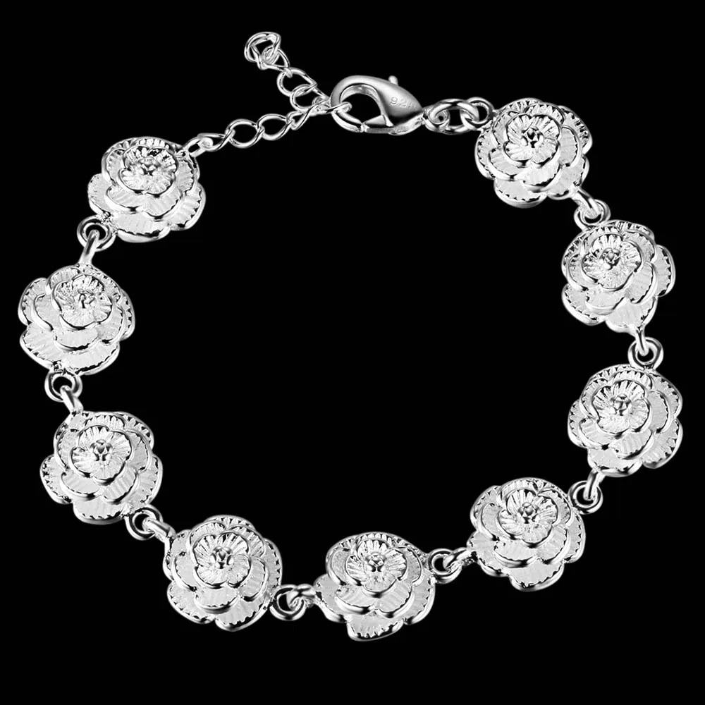 Bracelete Cordão Torcido em Prata 925