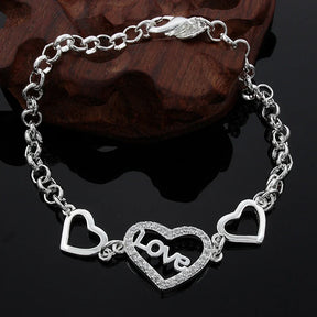 Bracelete Cordão Torcido em Prata 925