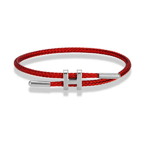 Bracelete de Cordão em H