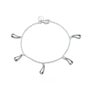 Bracelete Cordão Torcido em Prata 925