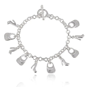 Bracelete Cordão Torcido em Prata 925