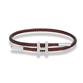 Bracelete de Cordão em H