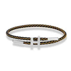 Bracelete de Cordão em H