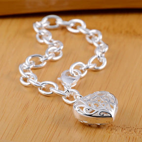 Bracelete Cordão Torcido em Prata 925