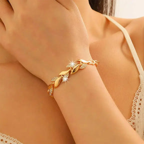 Bracelete Hip Hop Leaf