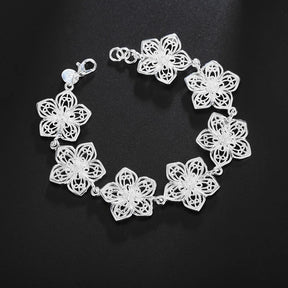 Bracelete Cordão Torcido em Prata 925