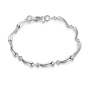 Bracelete Cordão Torcido em Prata 925