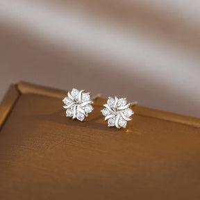 Brincos Love Knot com Banho de Ouro 14K