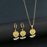 Conjunto colar e brinco elegance