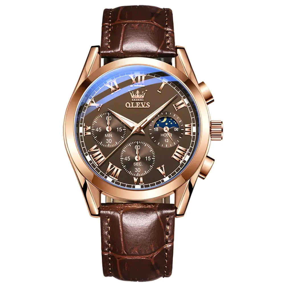 Relógios Masculinos Pulseira de Couro